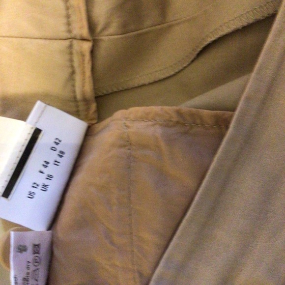 Tan trousers by Akris Punto size 12 - Picture 3 of 5